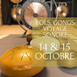 Formation bols tibétains, gongs et voyage sonore octobre 2024