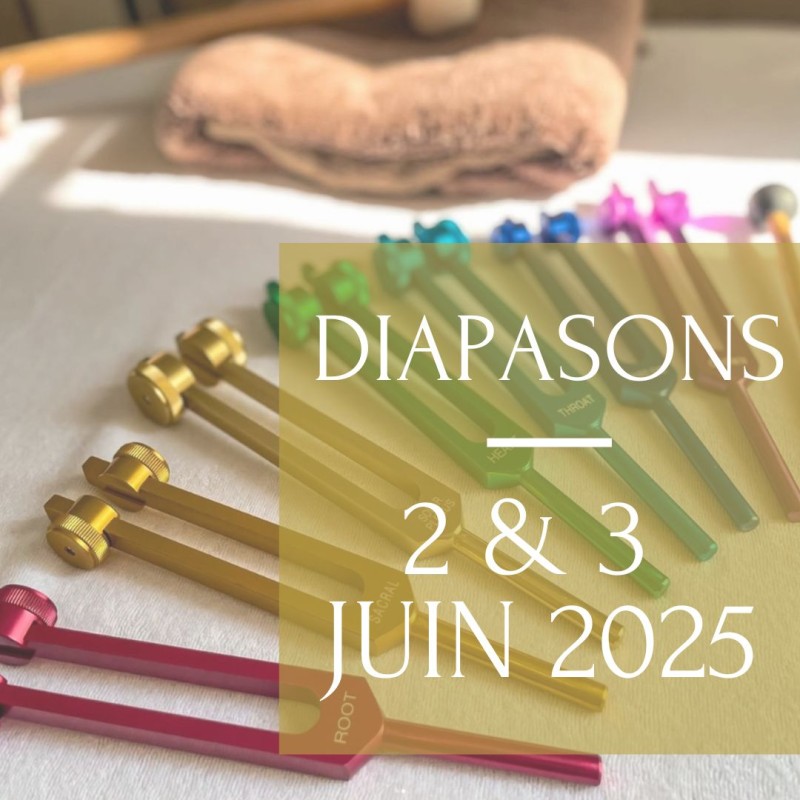 Formation Massage Sonore aux Diapasons - 2 et 3 Juin 2025 - 2 jours