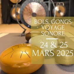 Formation Bols, gongs et Voyage Sonore - 24 et 25 Mars 2025 - 2 jours