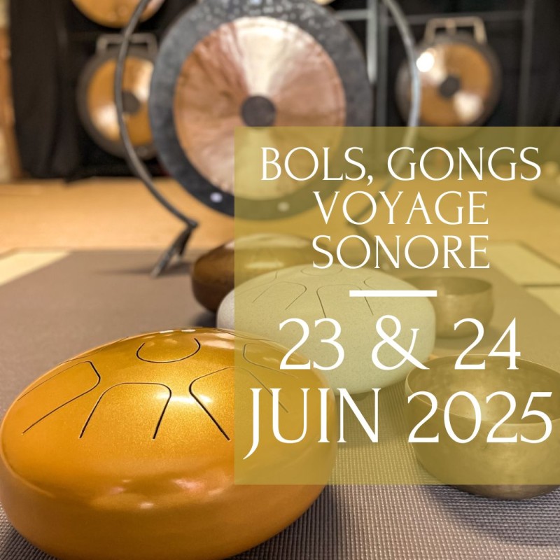 Formation Bols, gongs et Voyage Sonore - 23 et 24 Juin 2025 - 2 jours