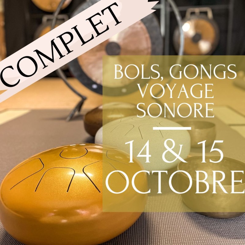 Formation Bols, gongs et Voyage Sonore - 14 et 15 Octobre 2024 - 2 jours