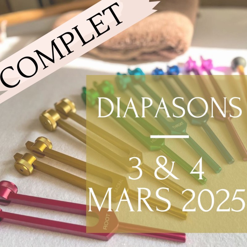 Formation Massage Sonore aux Diapasons - 3 et 4 Mars 2025 - 2 jours